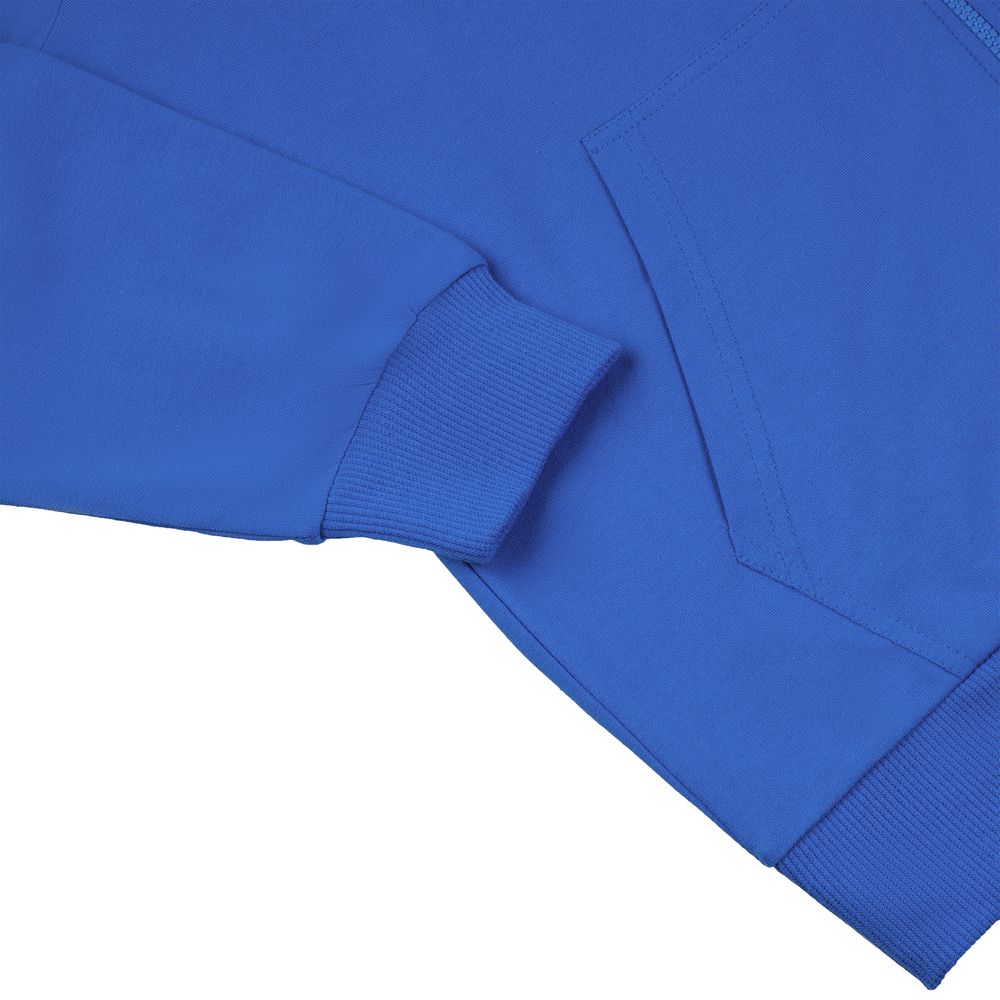 Толстовка на молнии с капюшоном Siverga 2.0, ярко-синяя — изображение 4