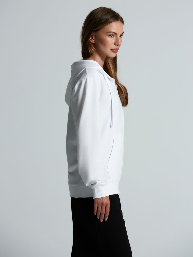 Толстовка на молнии с капюшоном Siverga 2.0, белая — изображение 14