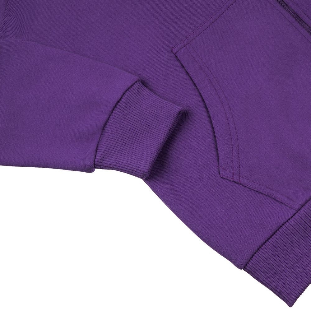 Толстовка на молнии с капюшоном Siverga 2.0, фиолетовая — изображение 4