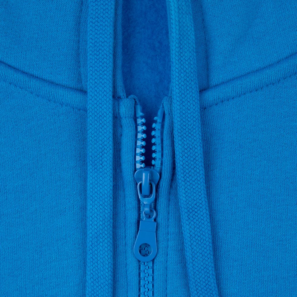 Толстовка на молнии с капюшоном Siverga Heavy 2.0, бирюзовая — изображение 5