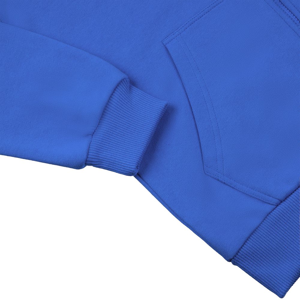 Толстовка на молнии с капюшоном Siverga Heavy 2.0, ярко-синяя — изображение 4