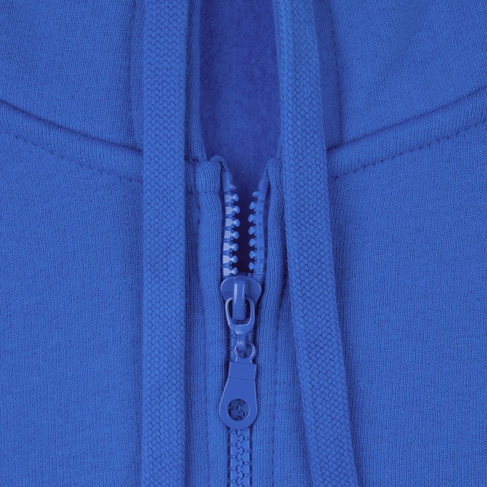 Толстовка на молнии с капюшоном Siverga Heavy 2.0, ярко-синяя — изображение 5