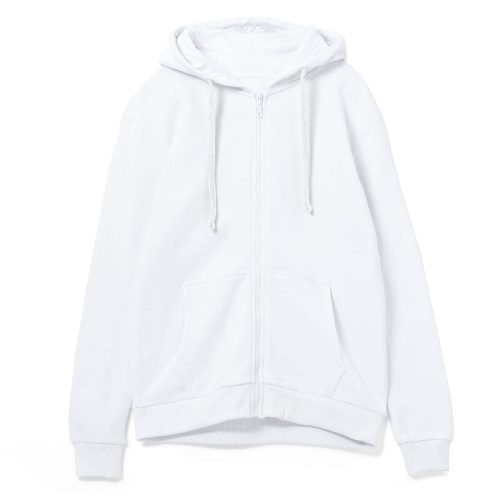 Толстовка на молнии с капюшоном Siverga Heavy 2.0, белая