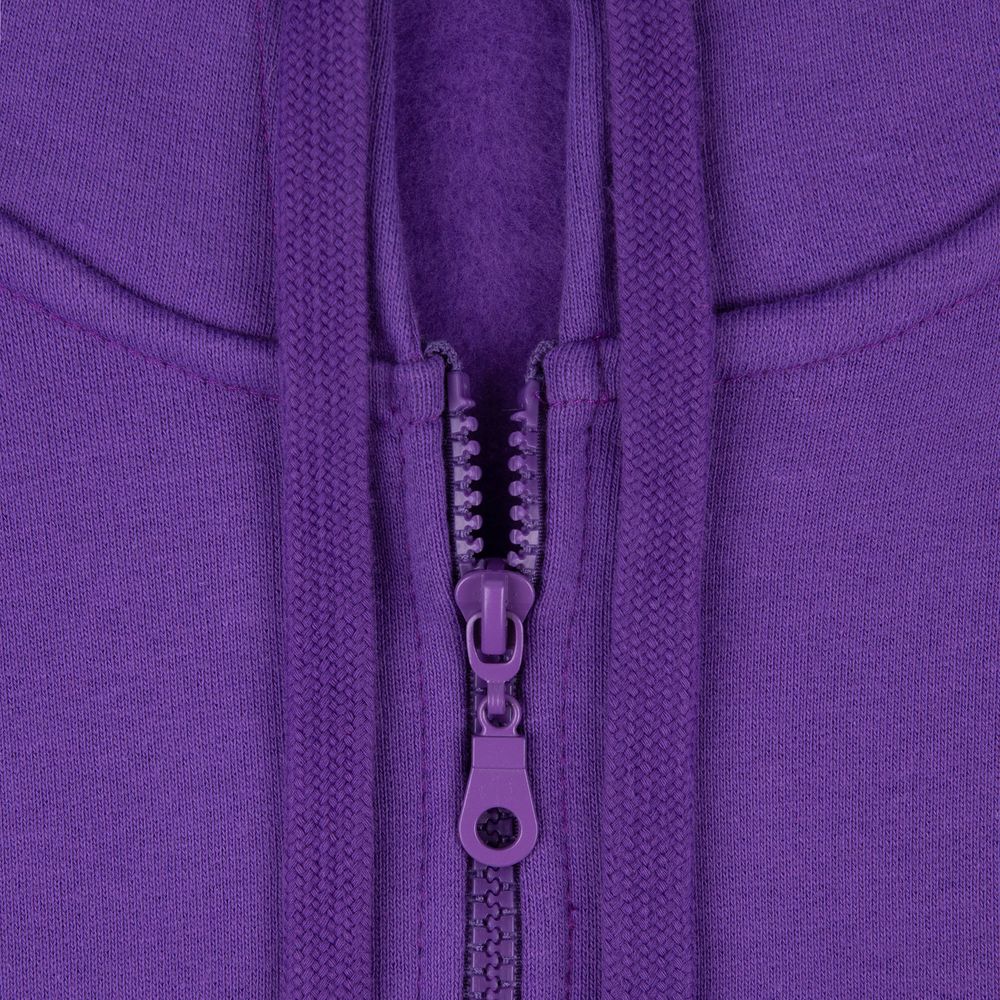Толстовка на молнии с капюшоном Siverga Heavy 2.0, фиолетовая — изображение 5