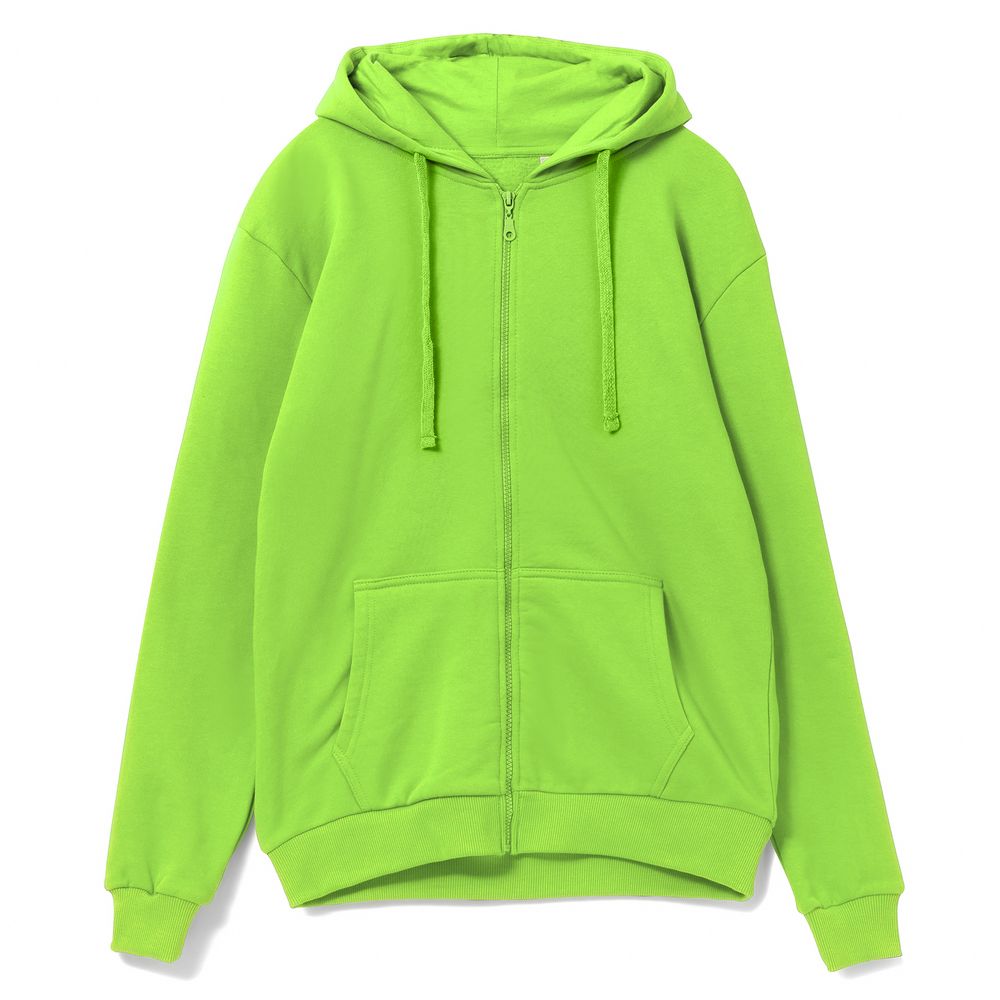 Толстовка на молнии с капюшоном Siverga Heavy 2.0, зеленое яблоко — изображение 2