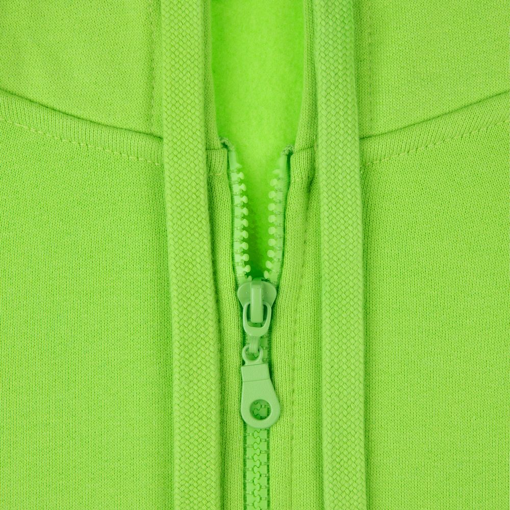 Толстовка на молнии с капюшоном Siverga Heavy 2.0, зеленое яблоко — изображение 5