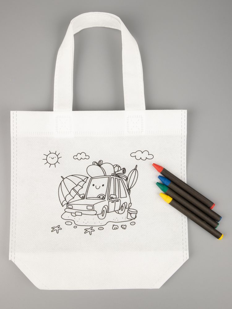 Сумка для раскрашивания Create, белая — изображение 5