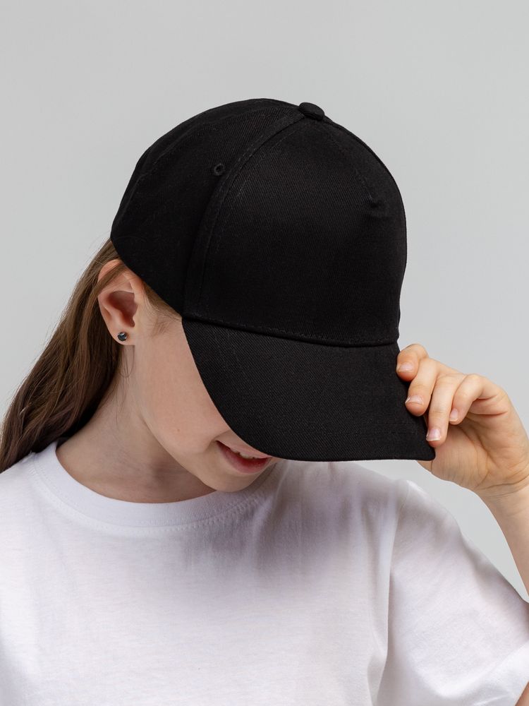 Бейсболка детская Standard Kids, черная — изображение 6