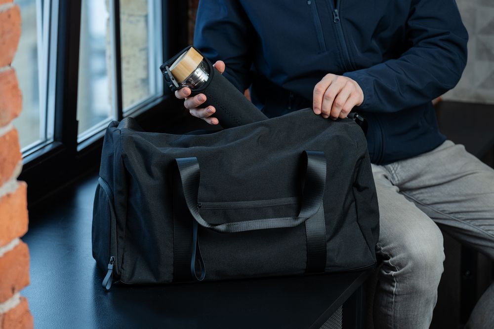 Сумка дорожная urbanPulse, черная — изображение 14