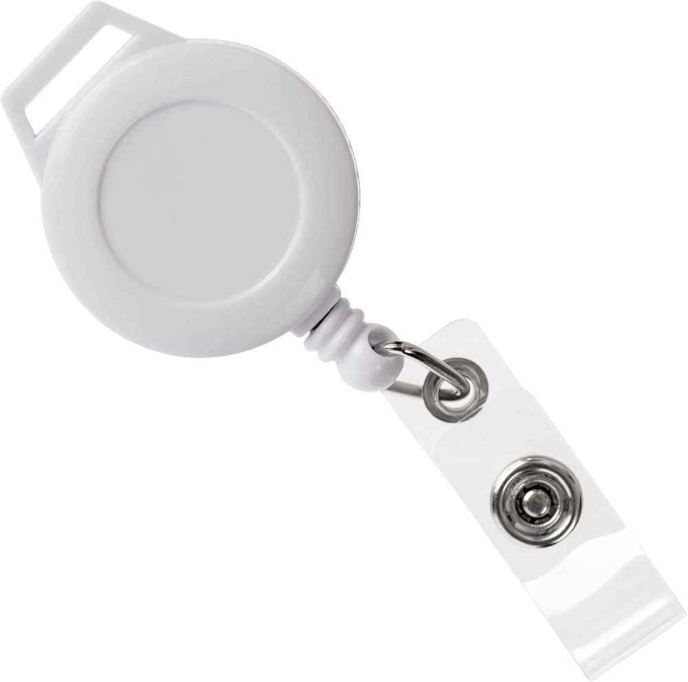 Ретрактор Attach New с ушком под ленту, белый — изображение 2