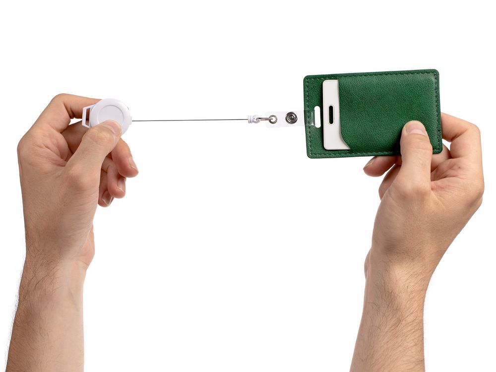 Ретрактор Attach New с ушком под ленту, белый — изображение 6