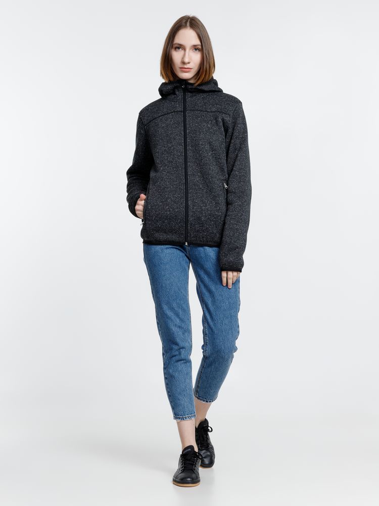 Куртка с капюшоном унисекс Gotland, черная — изображение 12