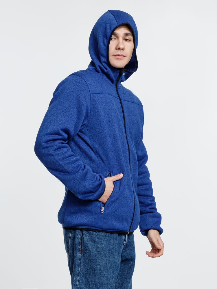 Куртка с капюшоном унисекс Gotland, синяя — изображение 11