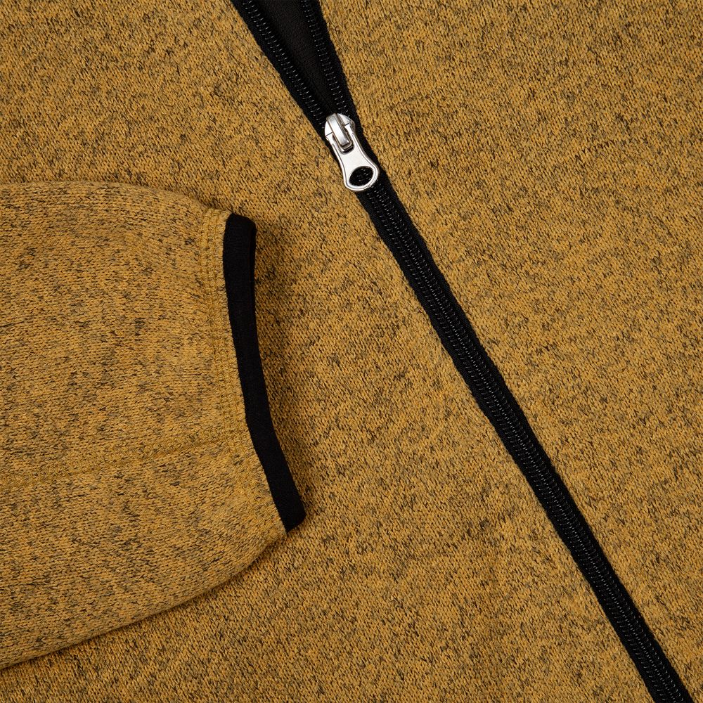 Куртка с капюшоном унисекс Gotland, горчичная — изображение 5