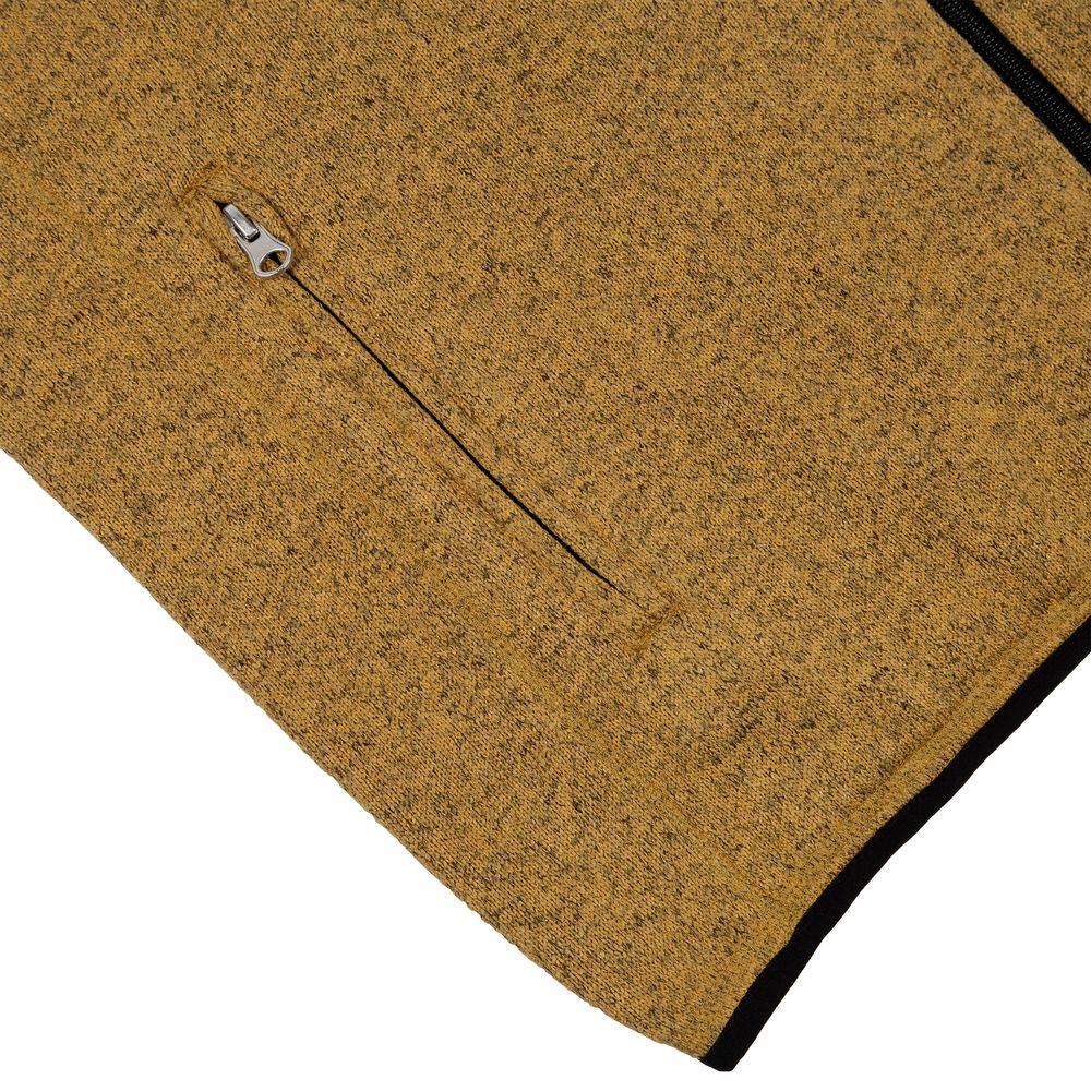 Куртка с капюшоном унисекс Gotland, горчичная — изображение 6