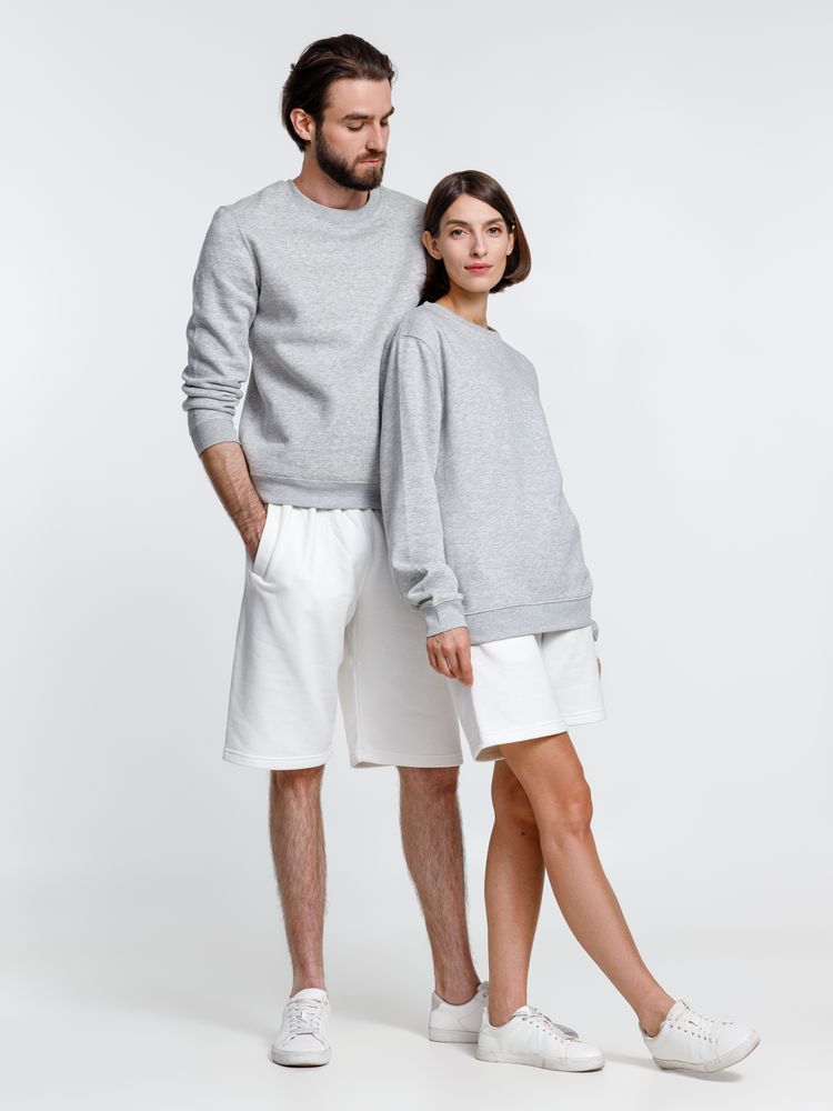 Свитшот унисекс Delta, серый меланж — изображение 14