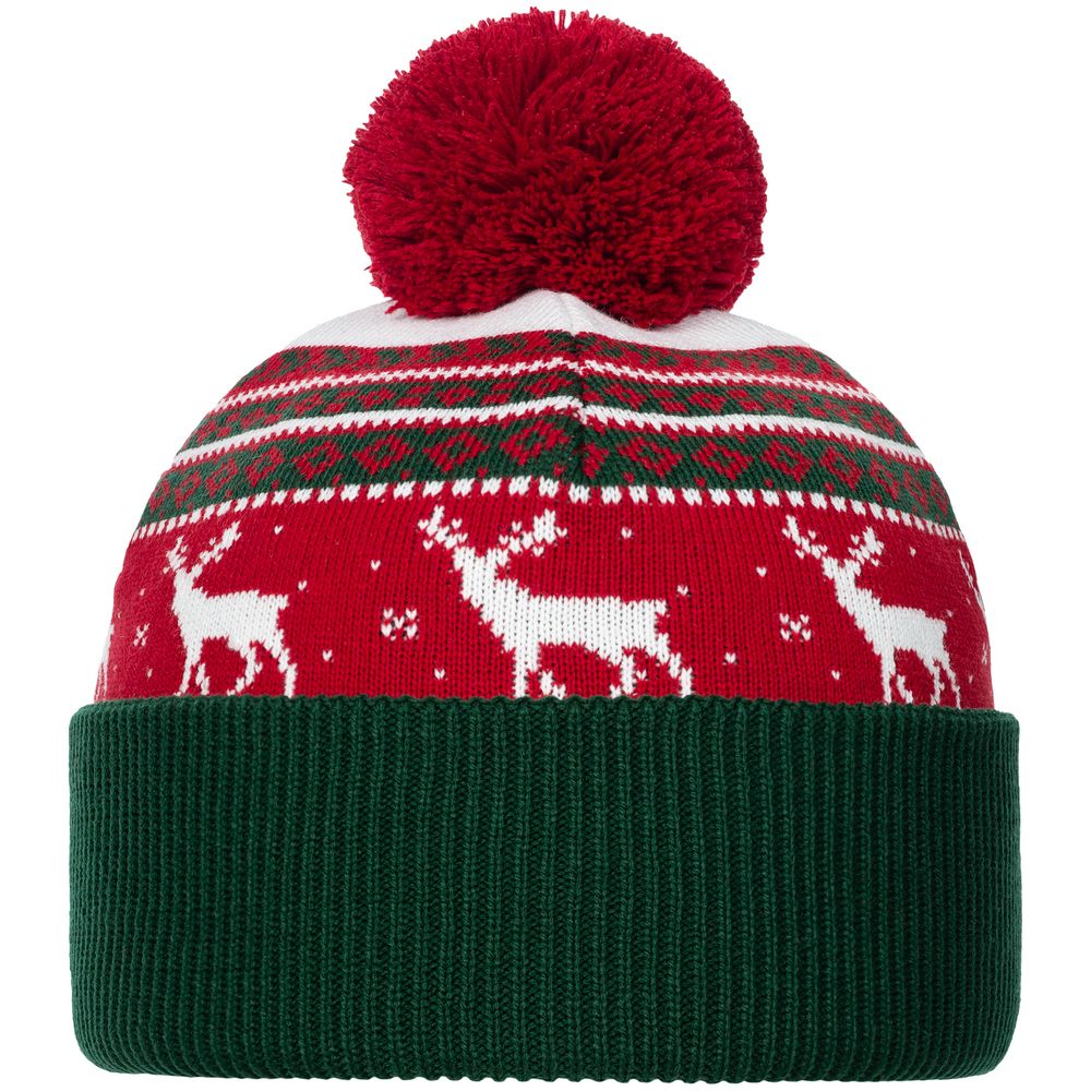 Шапка Mirakler, красная с зеленым — изображение 3
