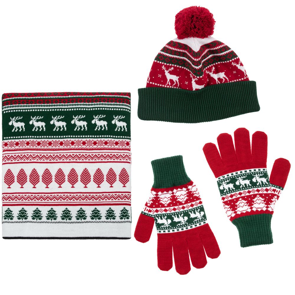 Перчатки Mirakler, красные с зеленым — изображение 4