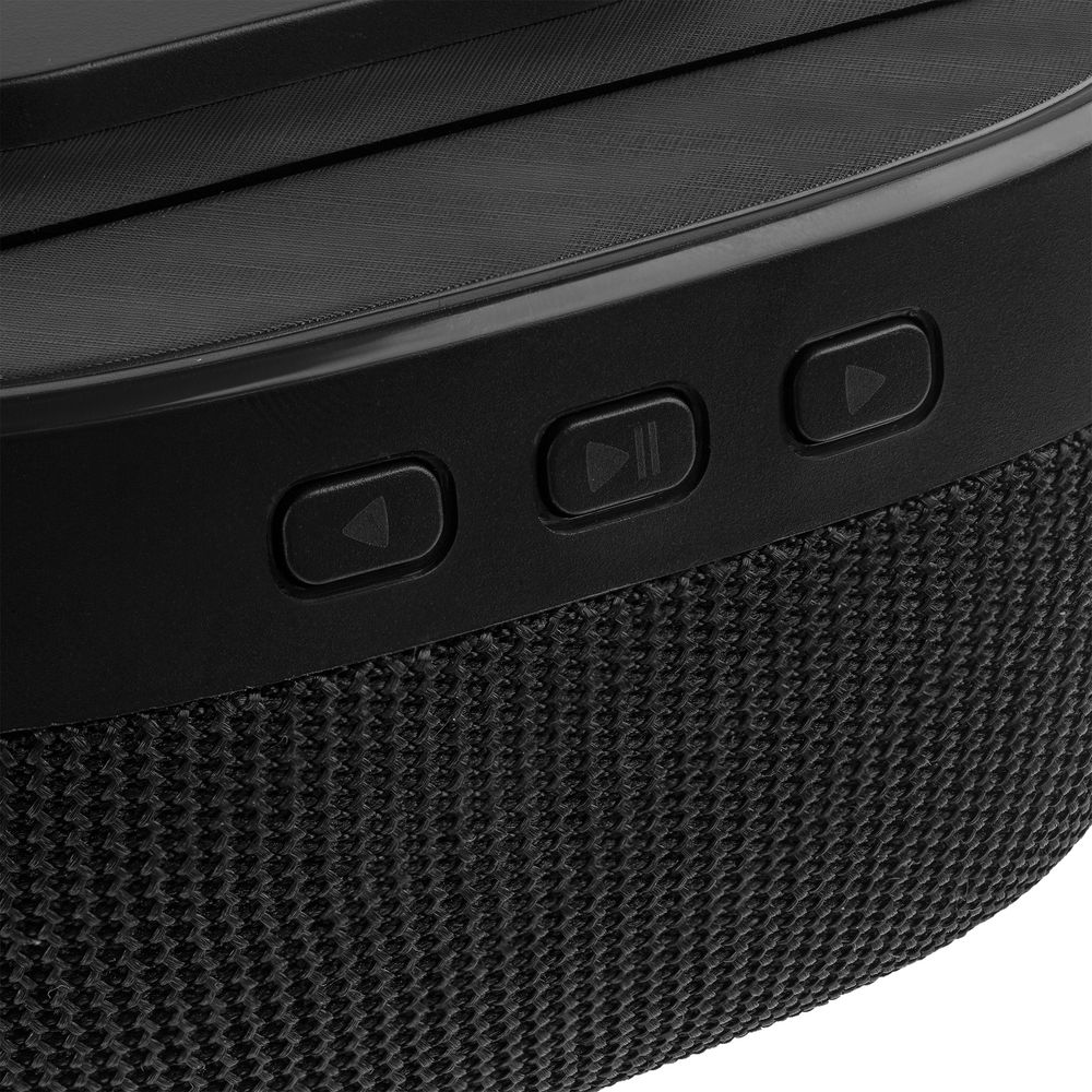 Колонка c беспроводной зарядкой Esca и подсветкой лого, черная — изображение 14