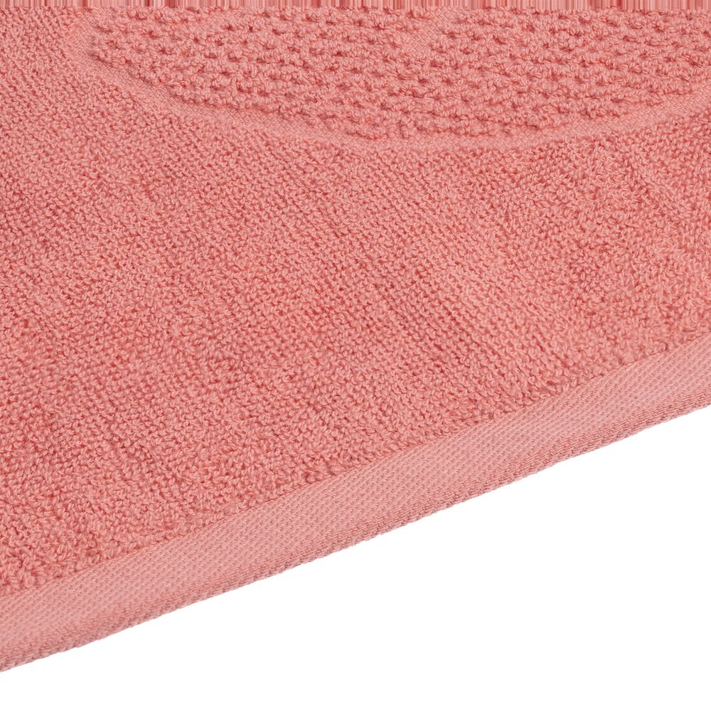 Полотенце махровое «Флора», среднее, оранжевое (персиковое эхо) — изображение 4