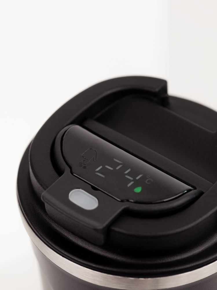 Смарт-стакан с заменяемой батареей tellMug, ver.2, черный — изображение 4