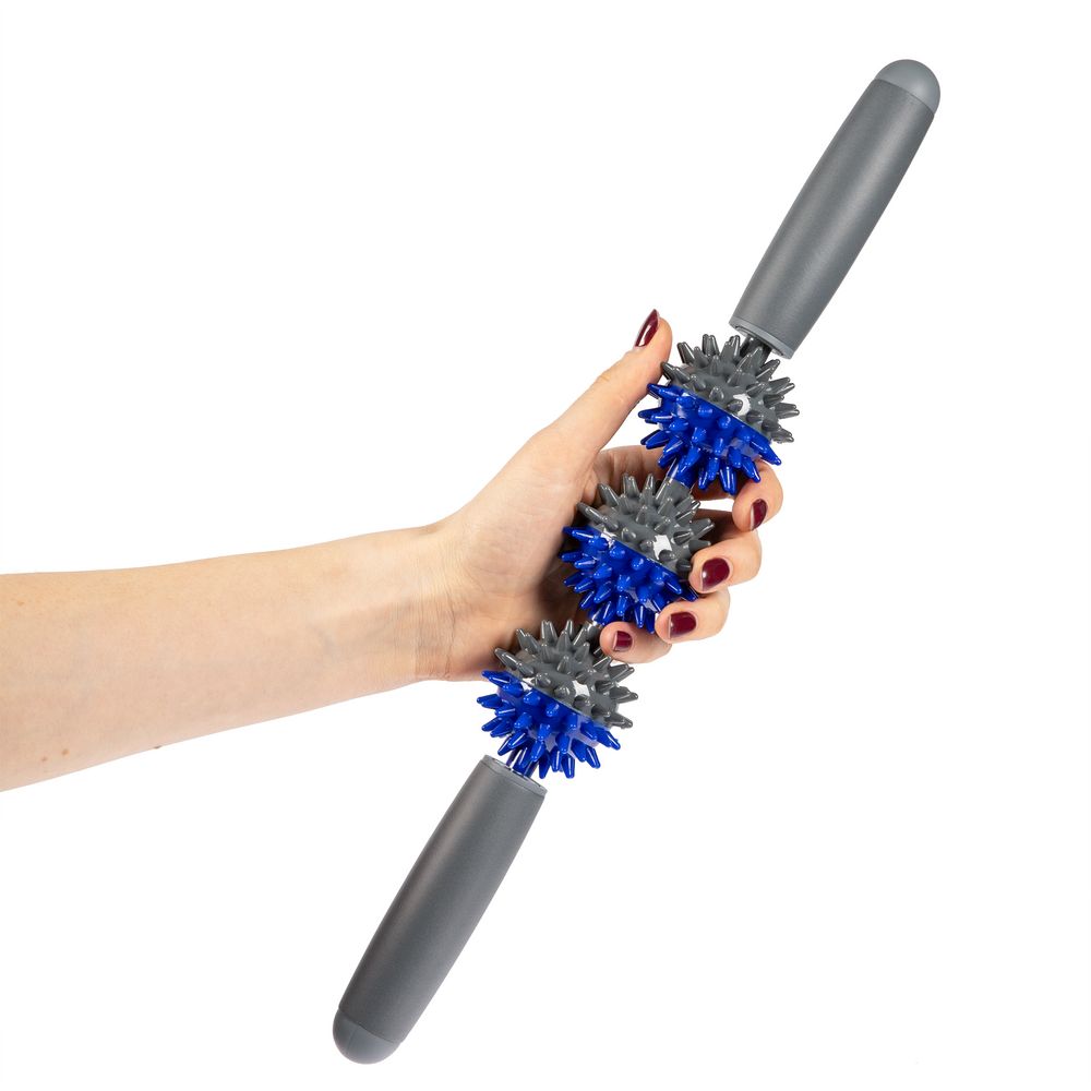 Ручной МФР-массажер Tres Picos, серый с синим — изображение 4