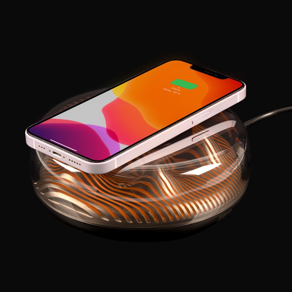 Станция беспроводной зарядки с подсветкой apexPoint ver.2, черная — изображение 10