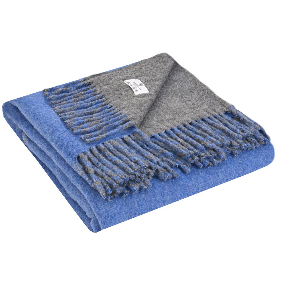 Плед Mumbai Duo, синий — изображение 3