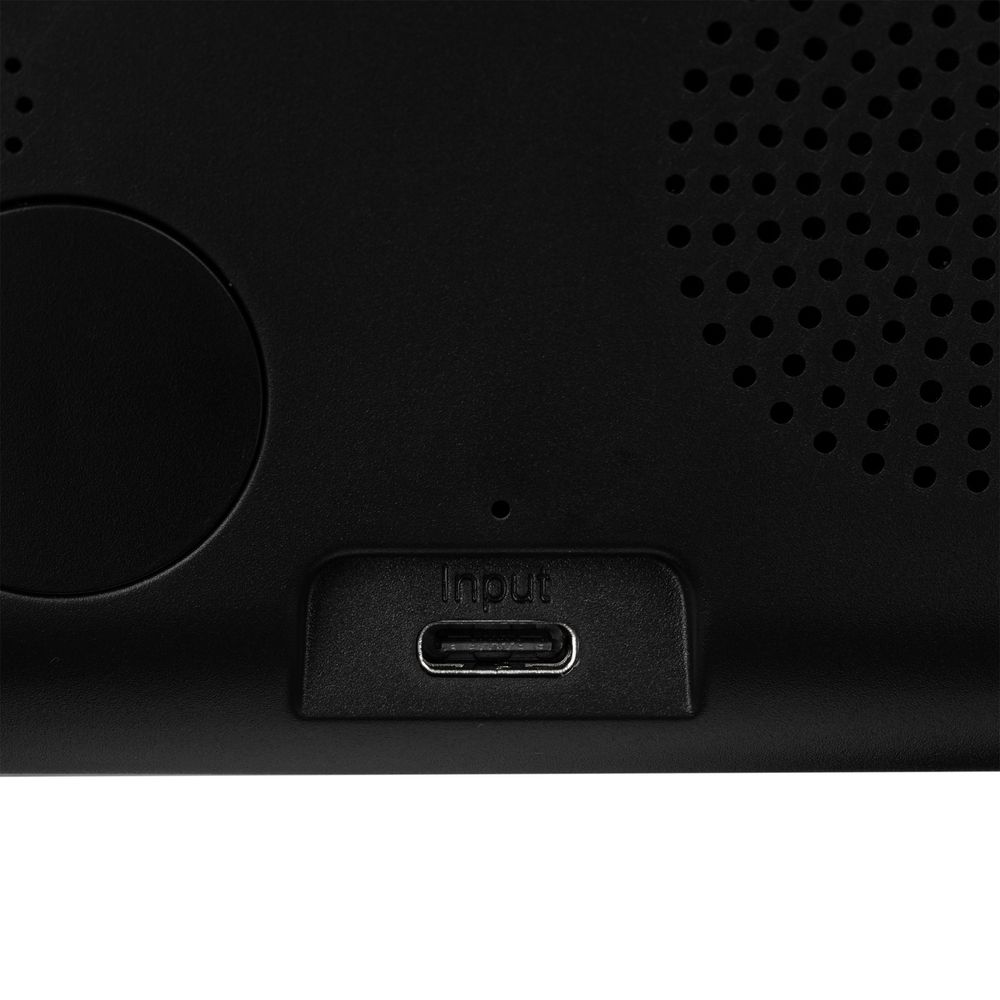 Станция беспроводной зарядки с часами Electron, ver.2, черная — изображение 10