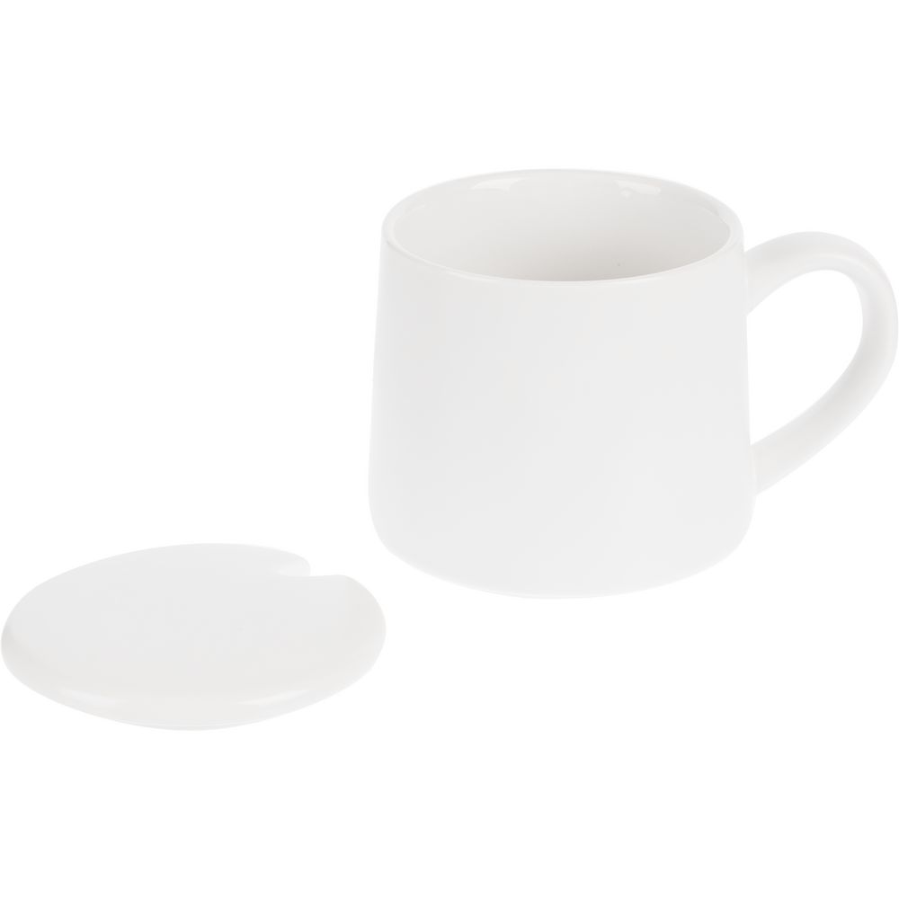 Кружка с подогревом и беспроводной зарядкой Dual Base ver. 2.0 Matt, белая — изображение 6