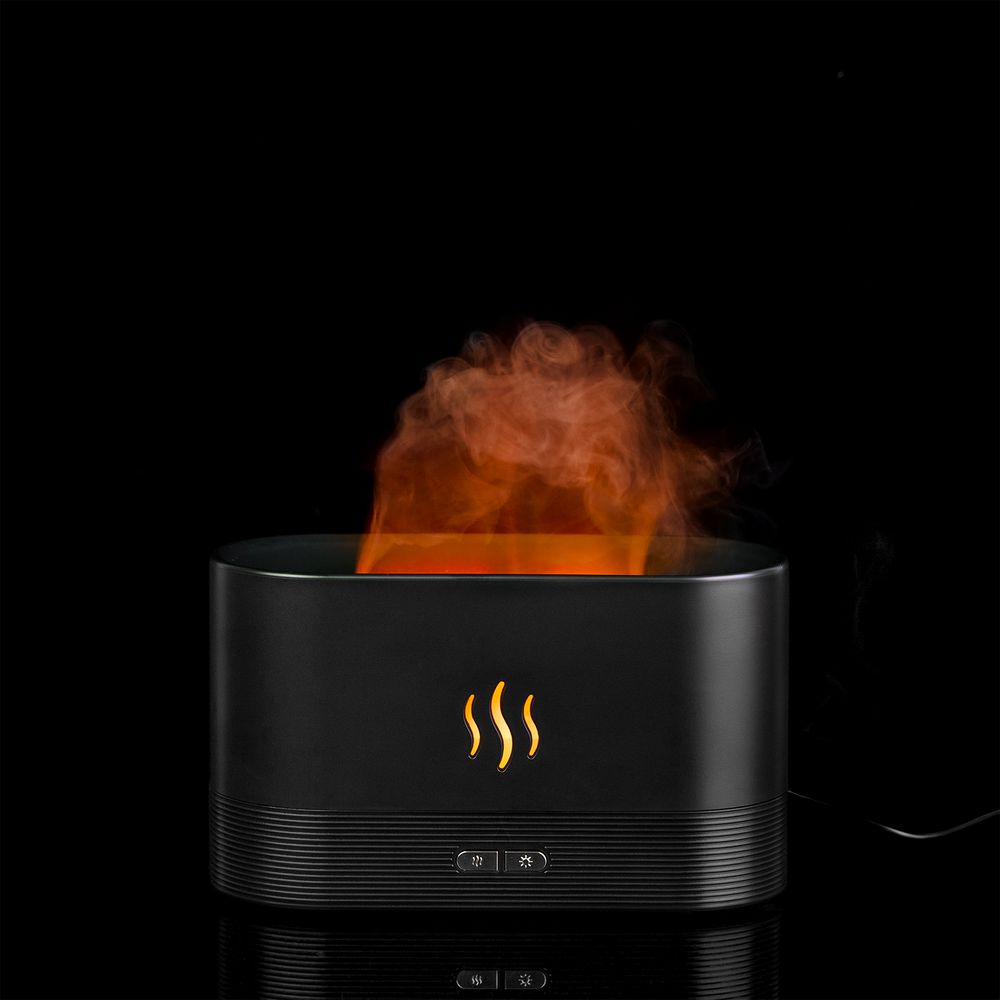 Увлажнитель-ароматизатор с имитацией пламени Fuego ver.2, черный — изображение 2