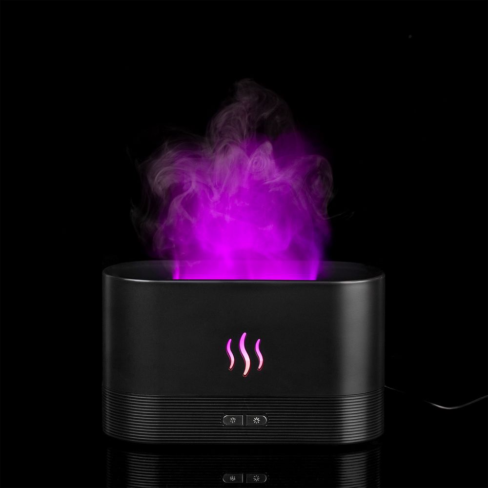 Увлажнитель-ароматизатор с имитацией пламени Fuego ver.2, черный — изображение 10