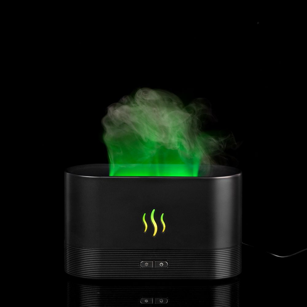 Увлажнитель-ароматизатор с имитацией пламени Fuego ver.2, черный — изображение 9