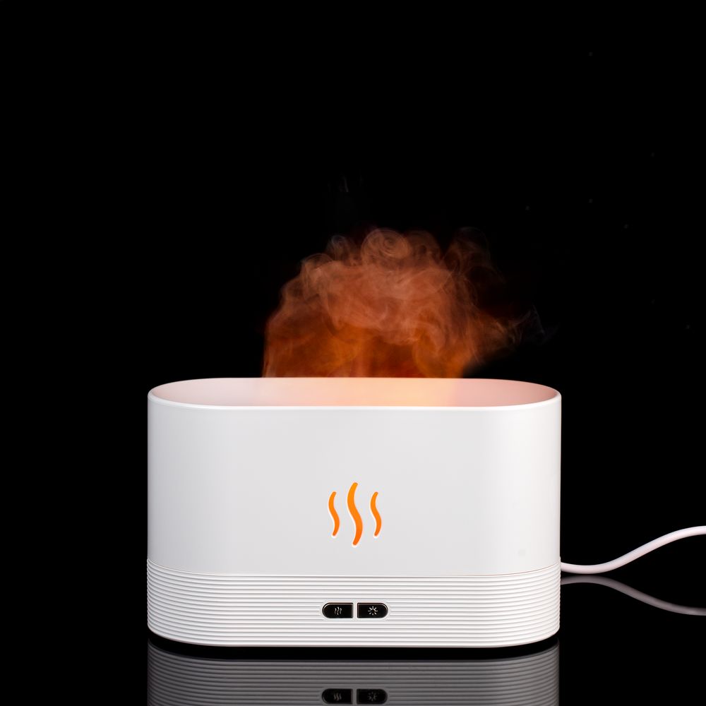 Увлажнитель-ароматизатор с имитацией пламени Fuego ver.2, белый — изображение 10