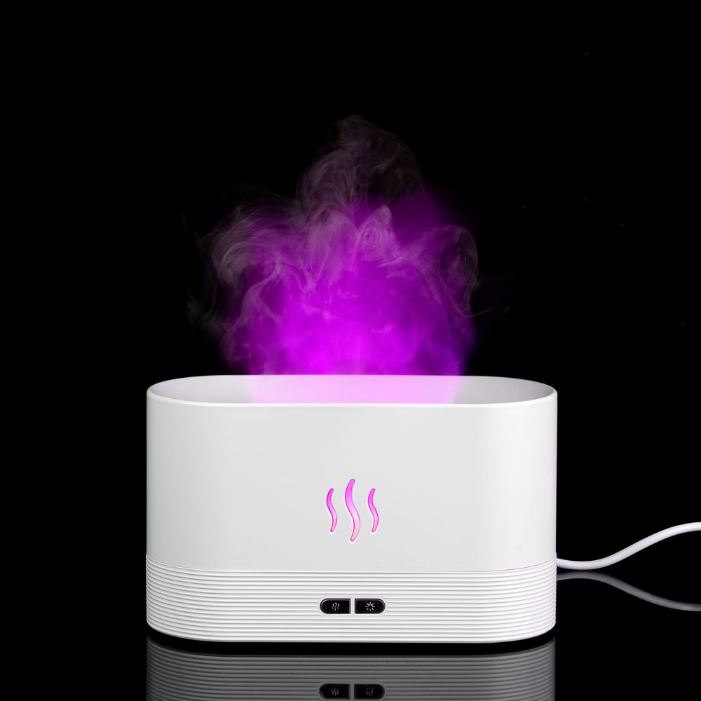 Увлажнитель-ароматизатор с имитацией пламени Fuego ver.2, белый — изображение 2