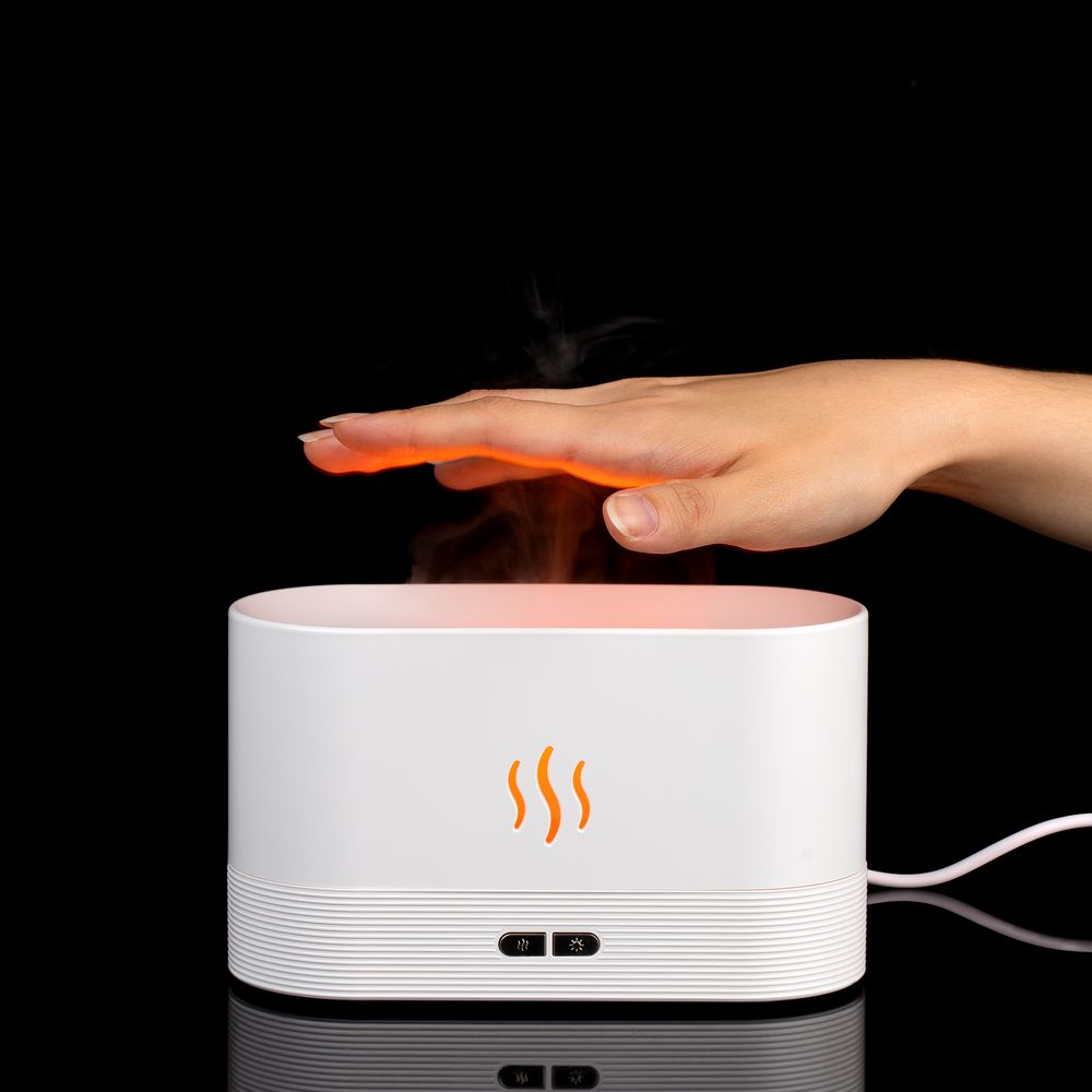 Увлажнитель-ароматизатор с имитацией пламени Fuego ver.2, белый — изображение 11