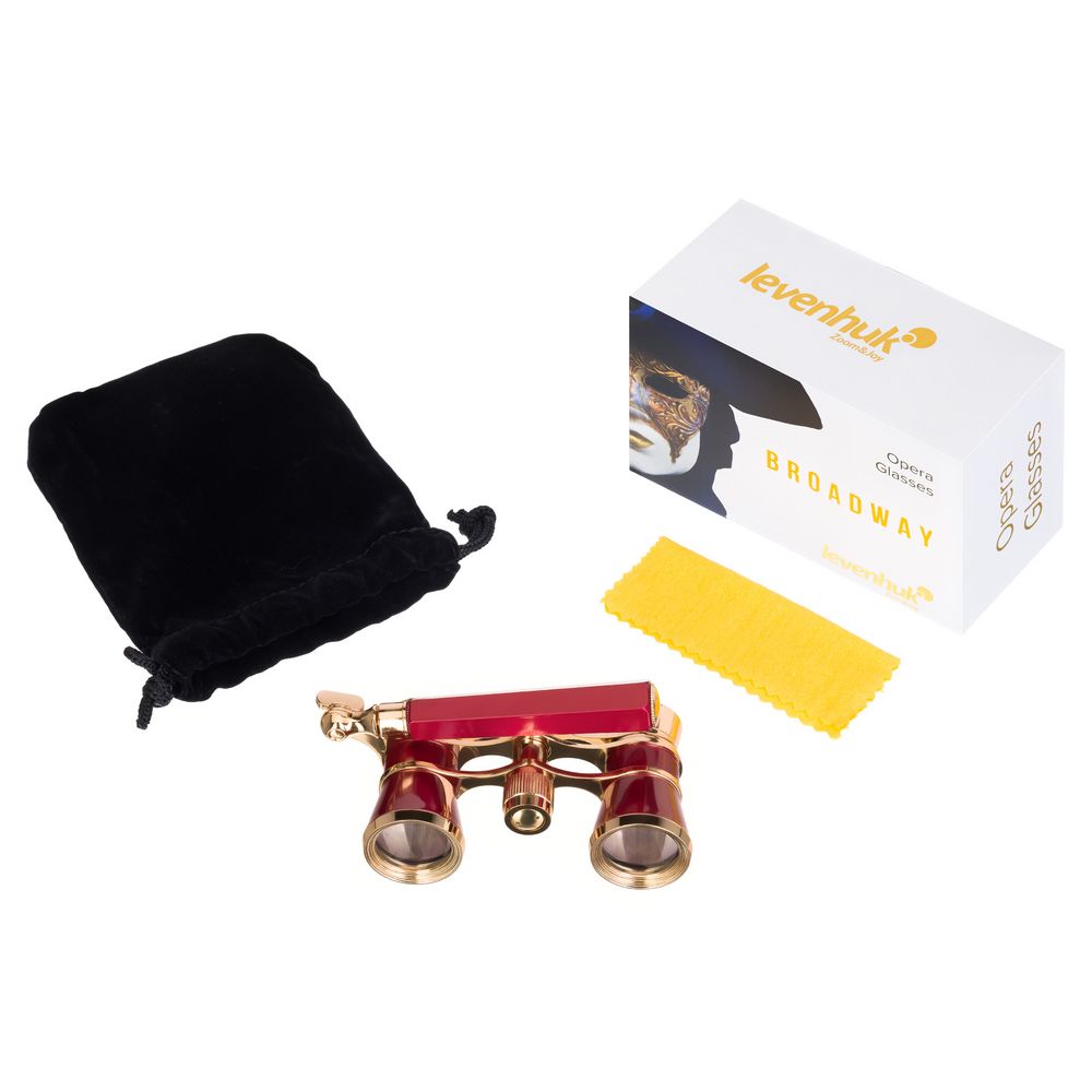 Театральный бинокль-лорнет Broadway 325E, красный — изображение 9