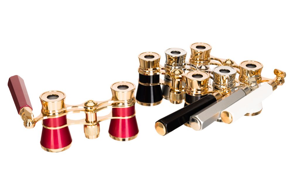 Театральный бинокль-лорнет Broadway 325E, красный — изображение 10