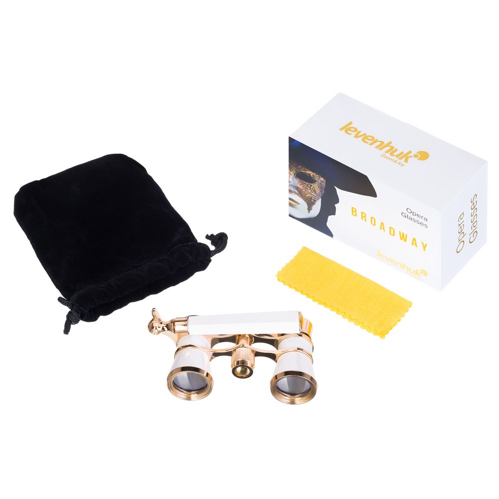 Театральный бинокль-лорнет Broadway 325E, белый — изображение 9