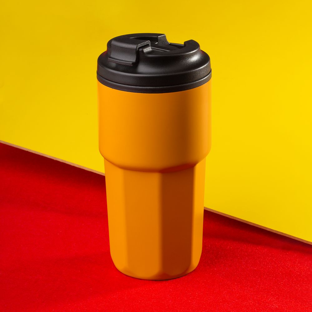Термостакан Presa, оранжевый — изображение 7