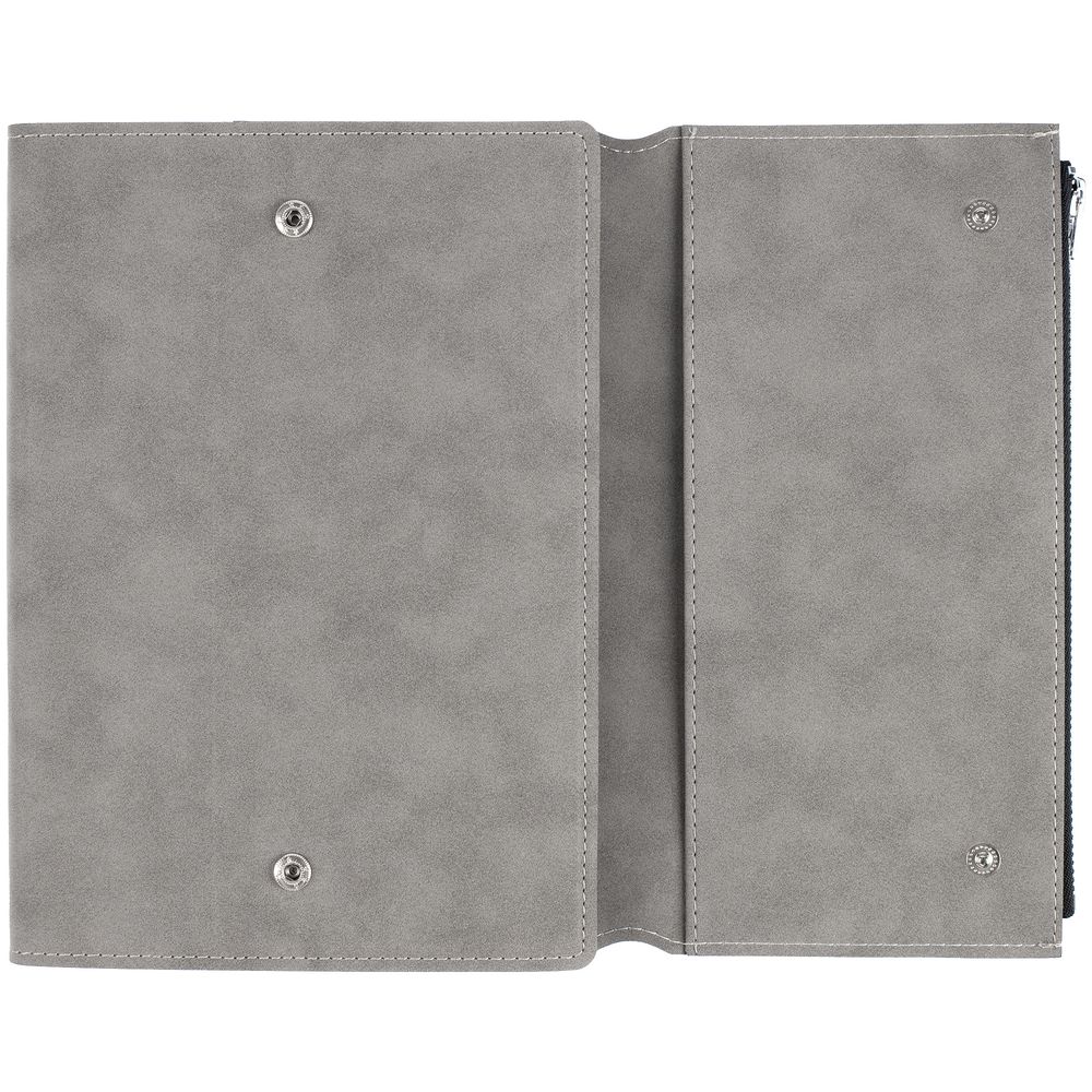 Ежедневник Grace на заказ, недатированный, серый — изображение 6