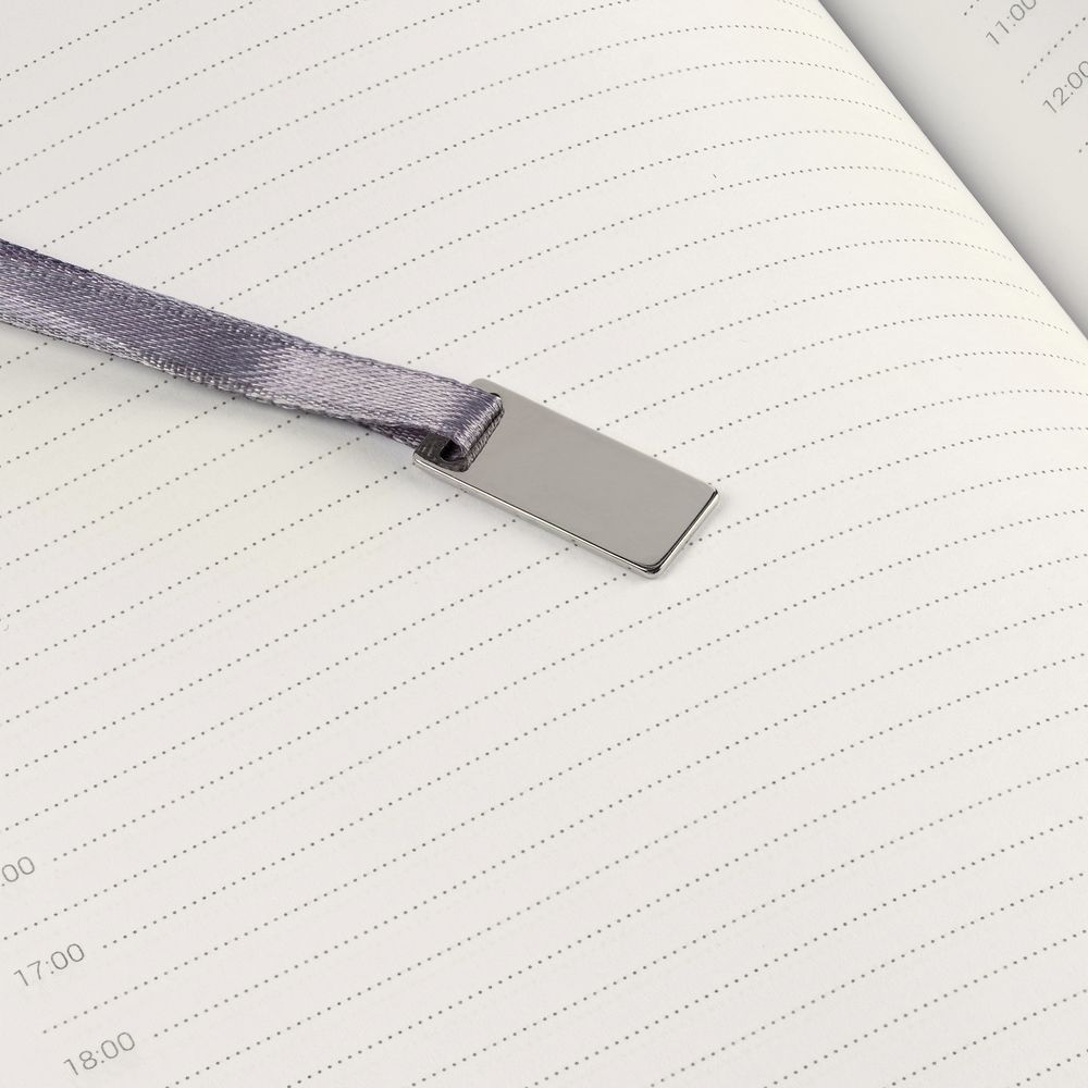 Ежедневник Grace на заказ, недатированный, серый — изображение 9