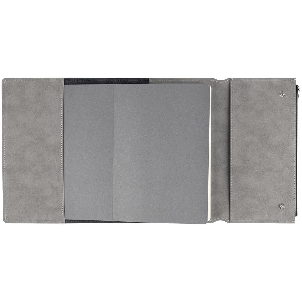 Ежедневник Grace на заказ, недатированный, серый — изображение 7