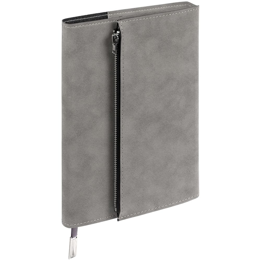 Ежедневник Grace на заказ, недатированный, серый — изображение 3