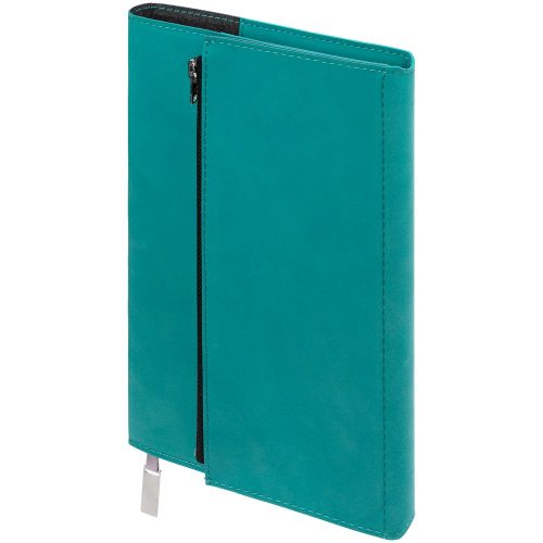 Ежедневник Grace на заказ, недатированный, бирюзовый