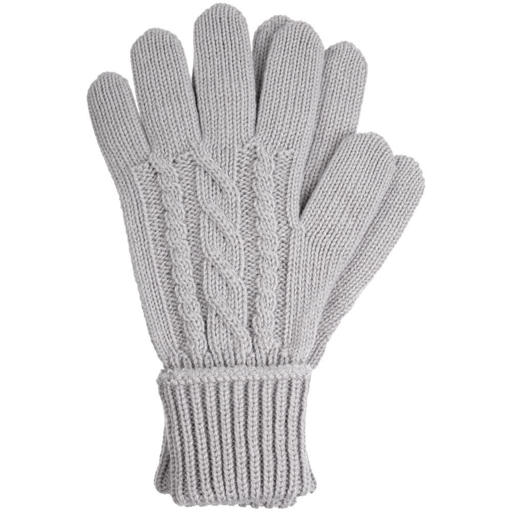 Перчатки Loren, дымчато-серые — изображение 3