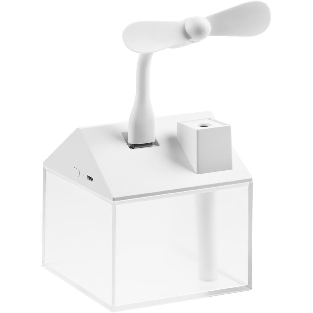 Настольный увлажнитель Arioso с вентилятором и лампой, белый — изображение 3