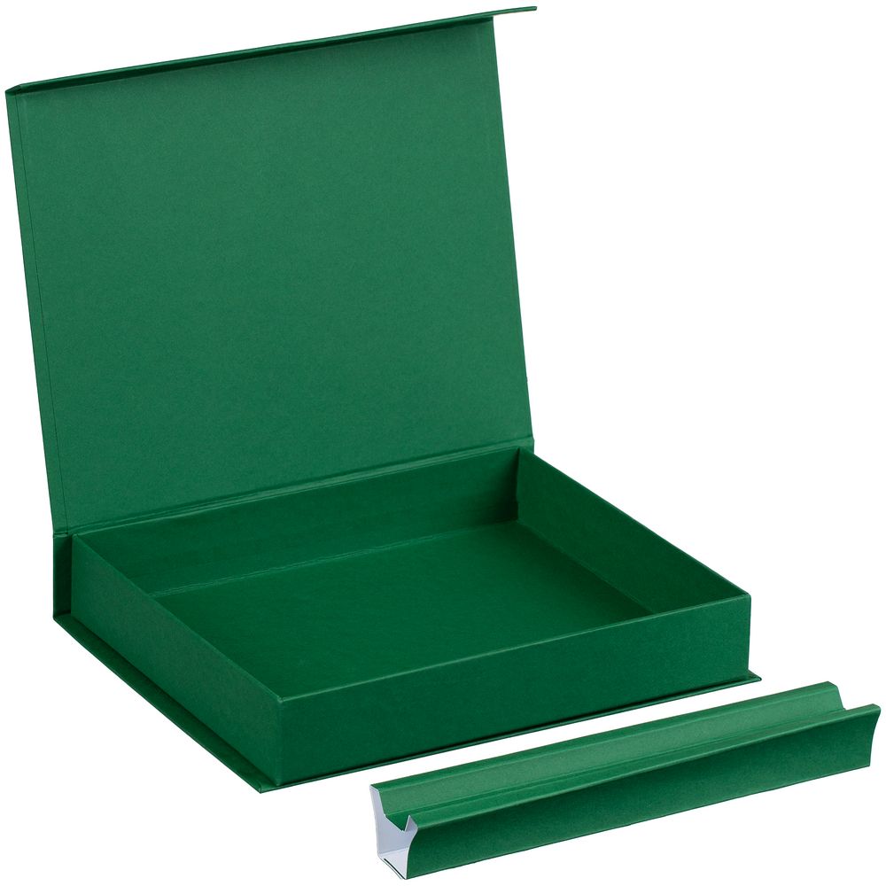 Коробка Duo под ежедневник и ручку, зеленая — изображение 4