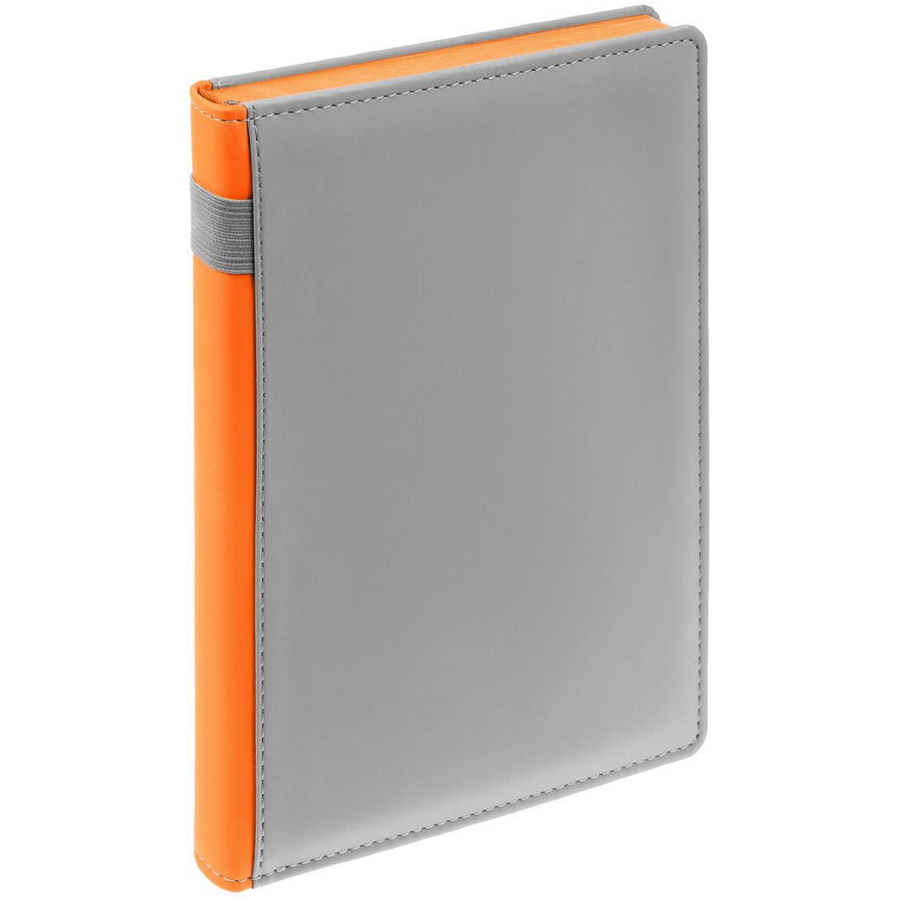 Ежедневник Spain Shall, недатированный, серый с оранжевым — изображение 2