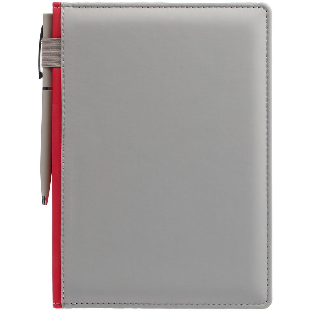 Ежедневник Spain Shall, недатированный, серый с красным — изображение 6